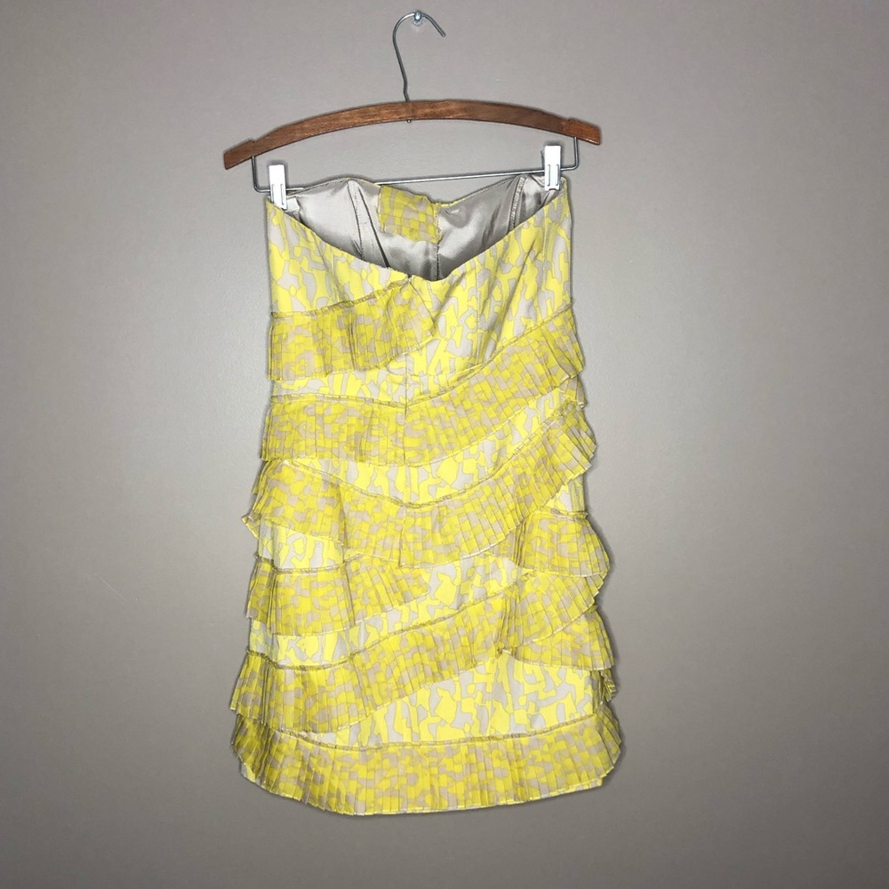 Strapless Mini Dress With Ruffles - Picture 9 of 9